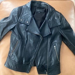 Aritzia Mackage Leather Moto Jacket